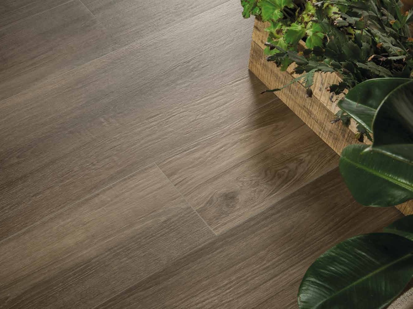Dark Wood Strip Porcelain Tiles