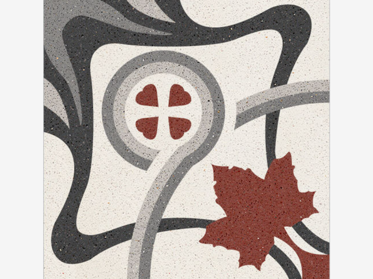 Patterned Cement Tiles, Art Nouveau Style A