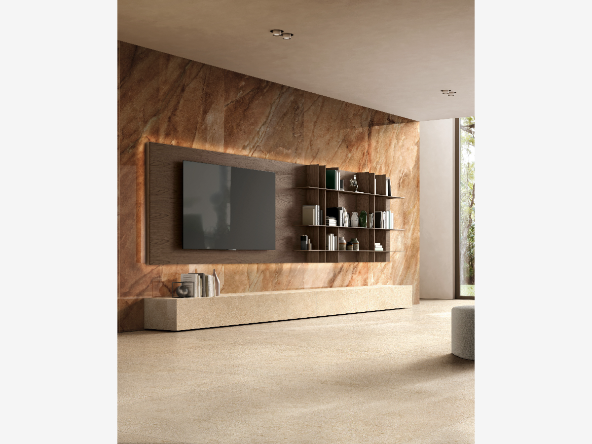 Copper Brown Marble Effect Porcelain, Various Sizes