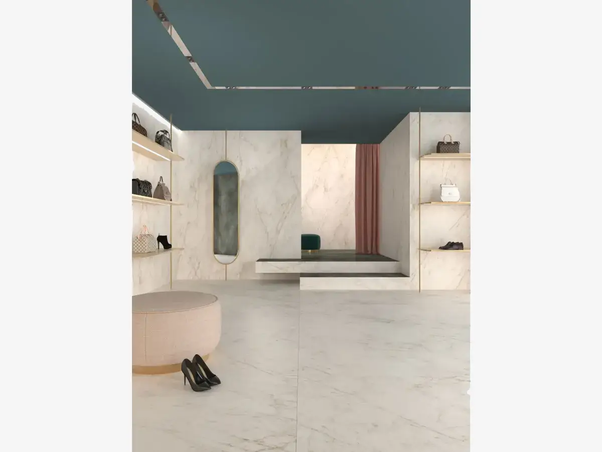 Cream Marble Porcelain Slab