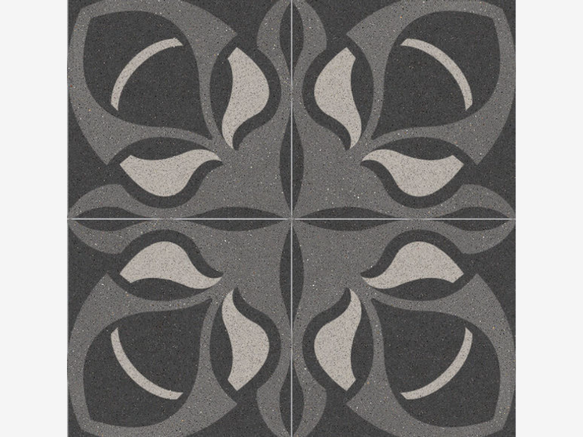 Patterned Cement Tiles, Art Nouveau Style E