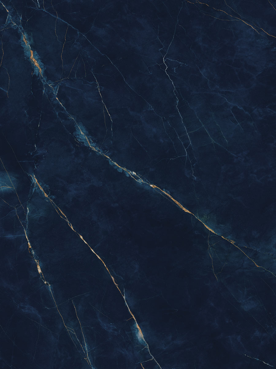 Blue Gold Marble Porcelain Slab