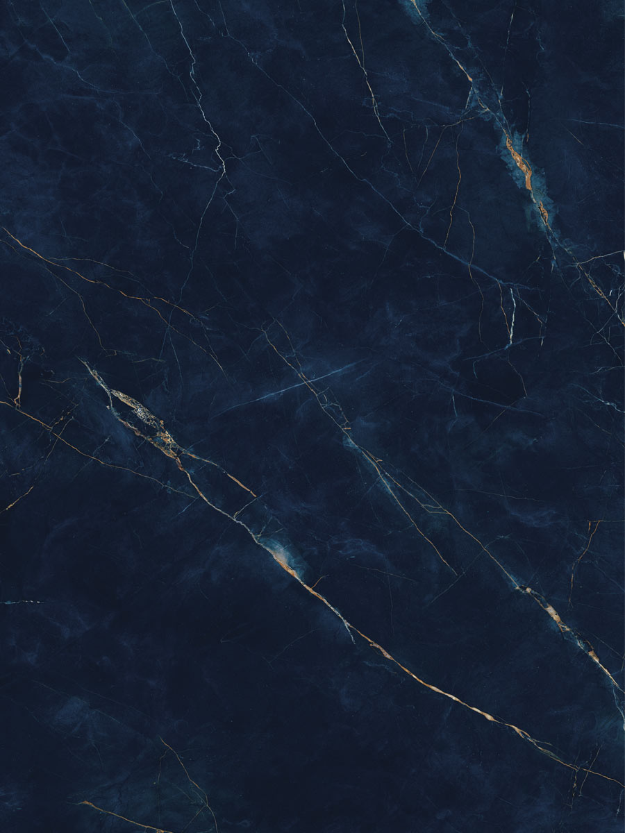 Blue Gold Marble Porcelain Slab