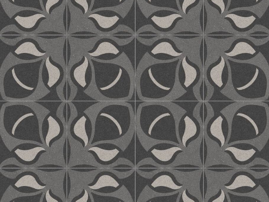 Patterned Cement Tiles, Art Nouveau Style E