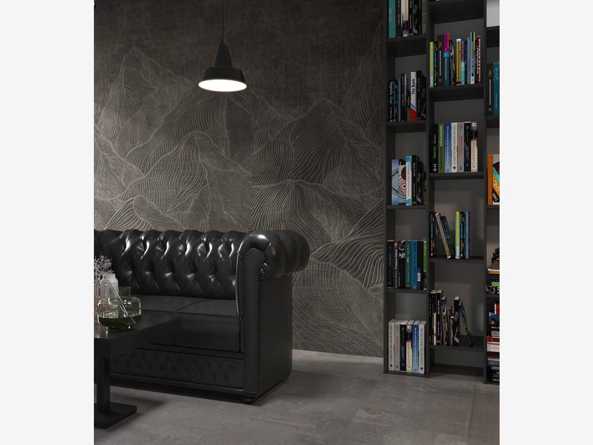 Black Decor Tile